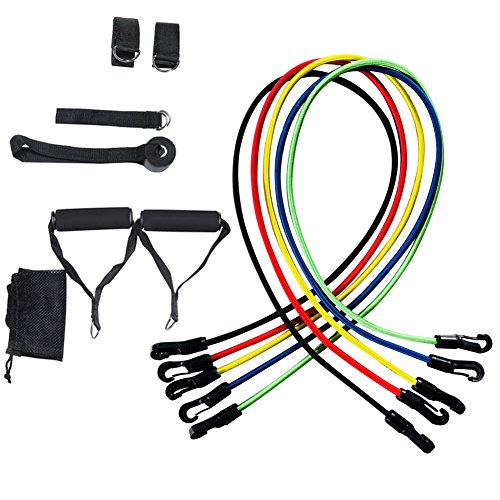 #Fitness Resistance Bands With Handle Upper Body Exercise Bands For ...