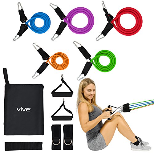 thefitlife exercise resistance bands with handles